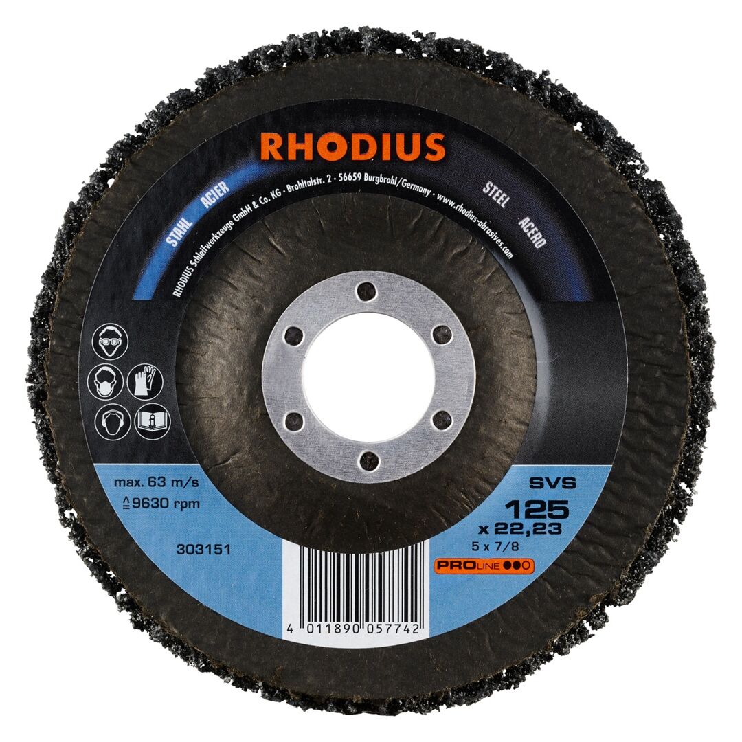 RHODIUS Schleifvlies-Scheibe SVS 125x22,23