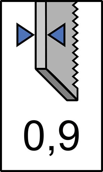 BOSCH Säbelsägeblatt 5 Stück, Flexible for Metal, S 522 EF