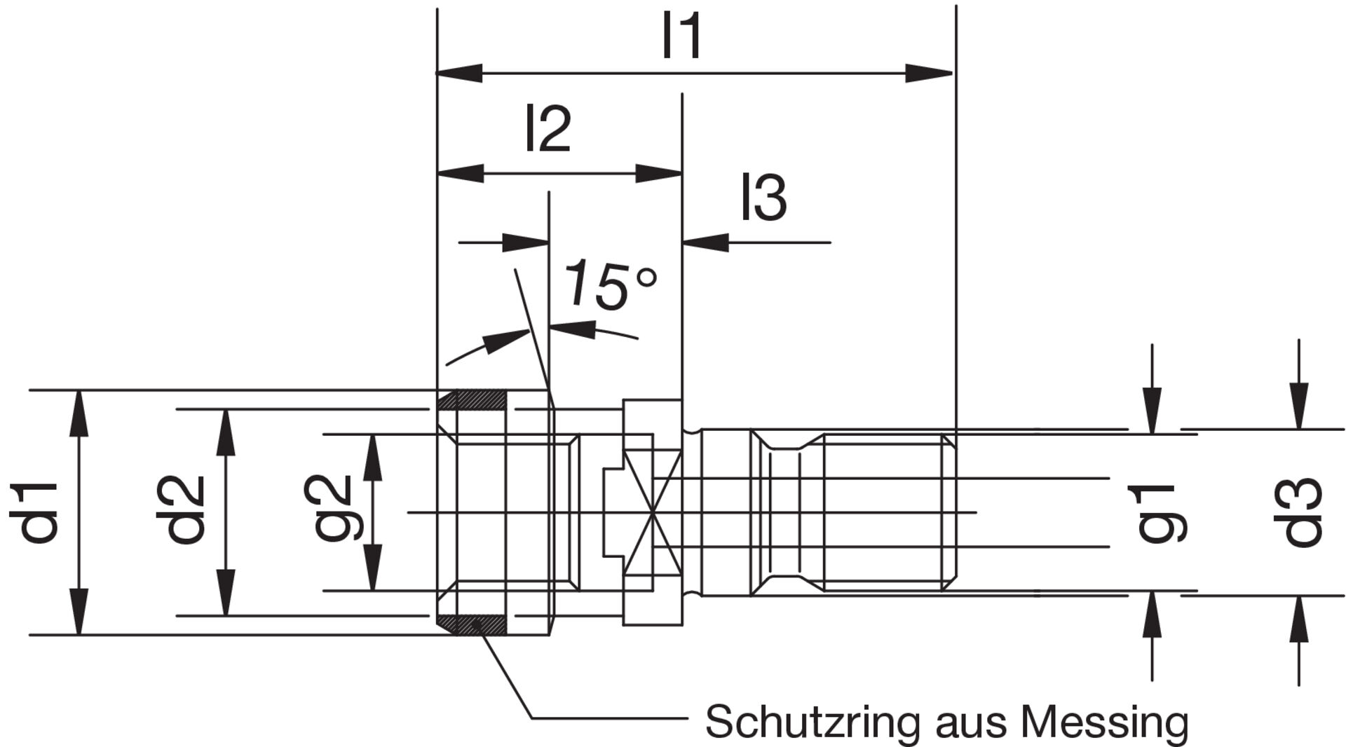 Anzugsbolzen Ott SK40-M16 m. Ig Haimer Anzugsbolzen Ott SK40-M16 m. Ig Haimer