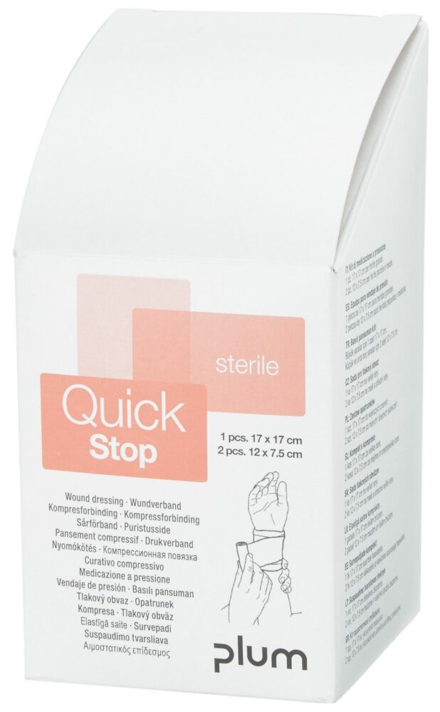 PLUM Wundverband QuickStop Set 3St. PLUM Wundverband QuickStop Set 3St.