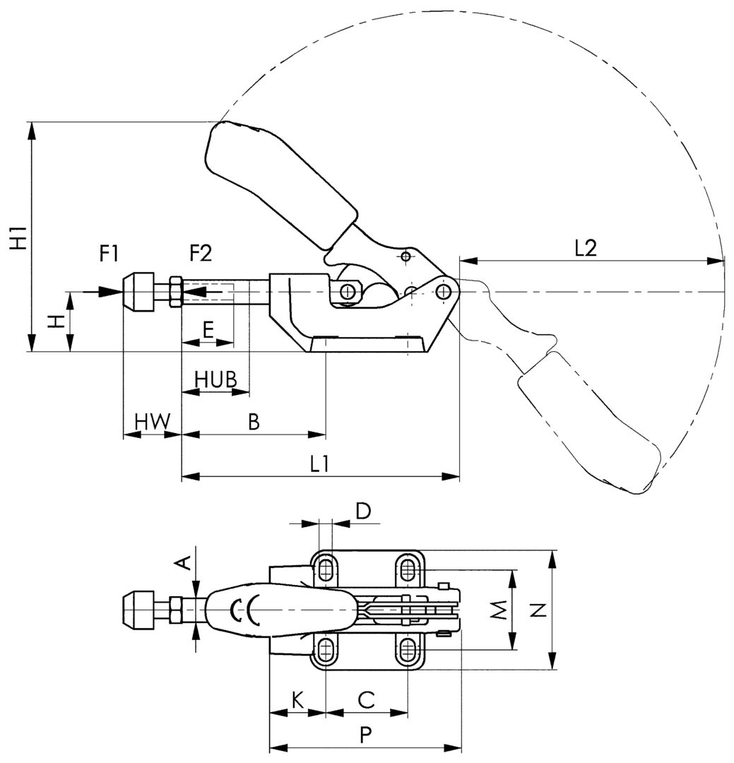 AMF Schubstangenspanner 6842 Gr. 5 AMF Schubstangenspanner 6842 Gr. 5