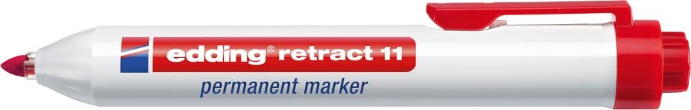 EDDING E-Retract 11 Permanentmarker Rot