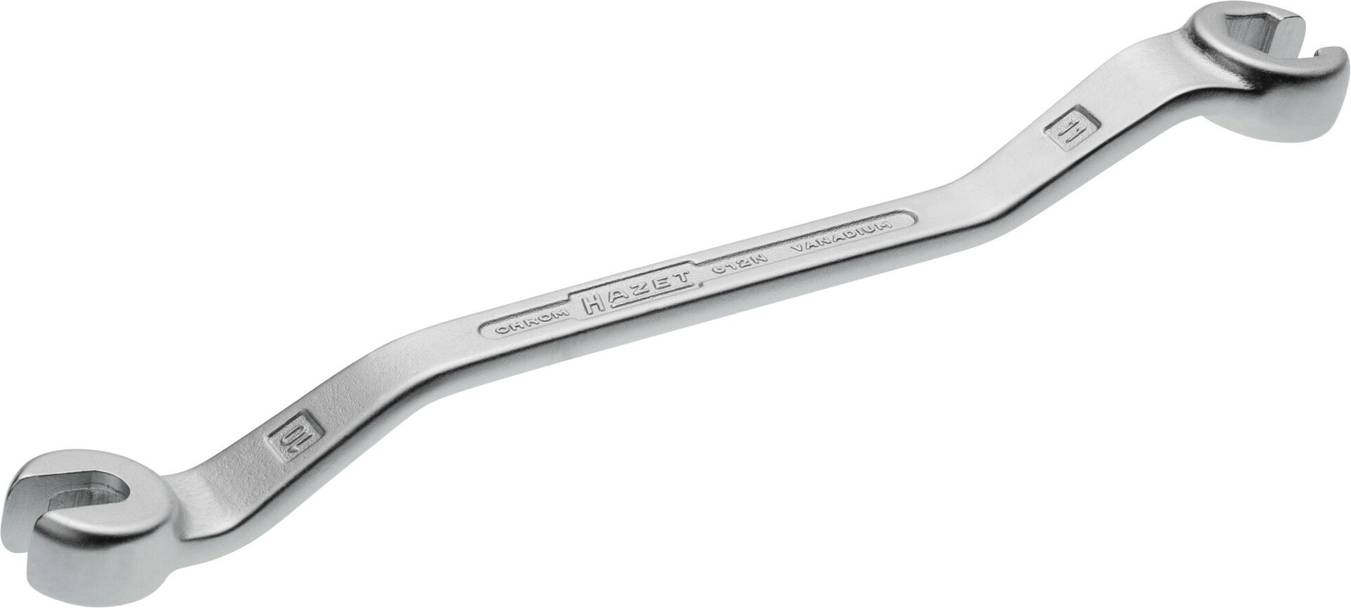 HAZET Doppelringschl. offen 10x11mm gekröpft