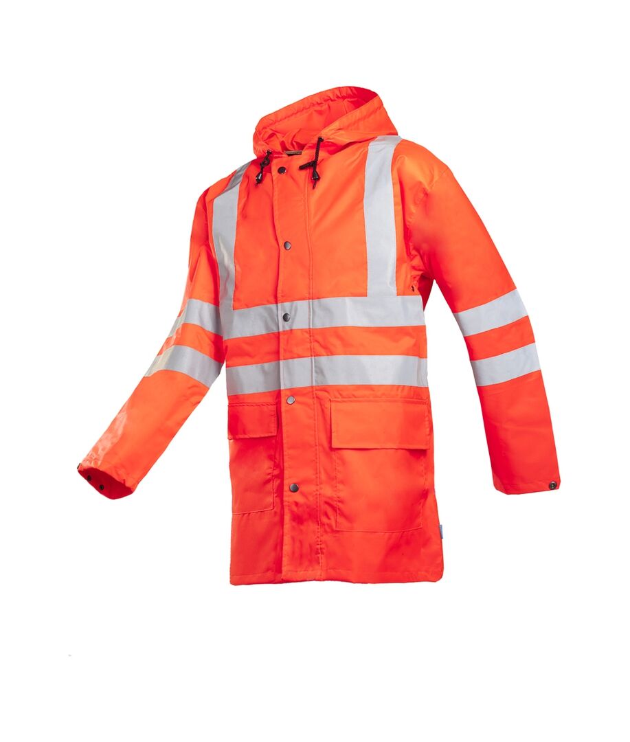 SIOEN Warnschutz-Regenjacke MONORAY Leuchtrot 100%PES Gr. 2XL SIOEN Warnschutz-Regenjacke MONORAY Leuchtrot 100%PES Gr. 2XL
