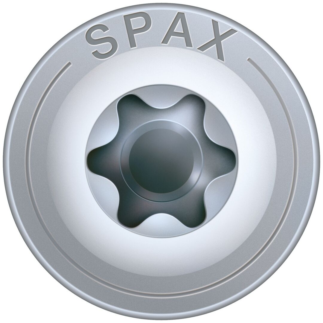 SPAX Tellerkopf T-STAR+ T40 Teilgew. 4CUT WIROX 50St, 8x160mm