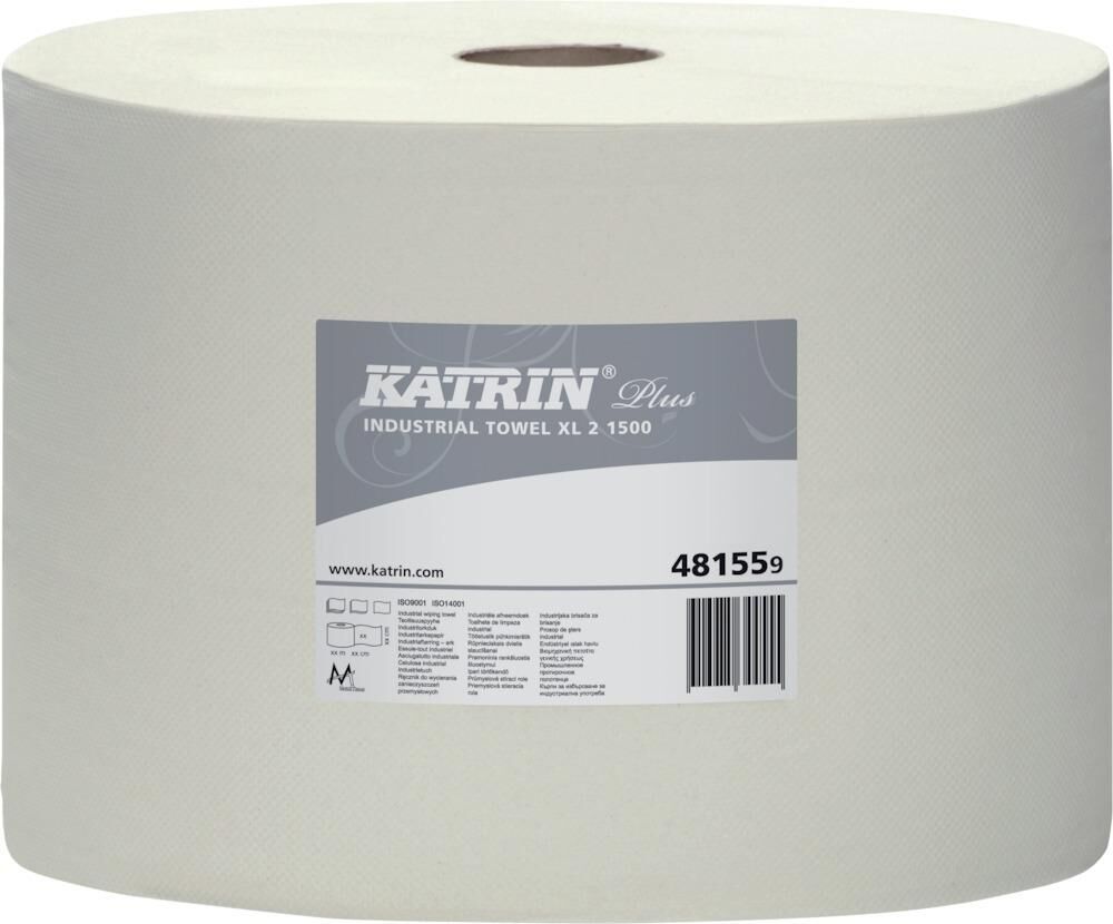 KATRIN Putzpapier weiss 2-lagig 1500 Blatt 26,5x38 cm KATRIN Putzpapier weiss 2-lagig 1500 Blatt 26,5x38 cm