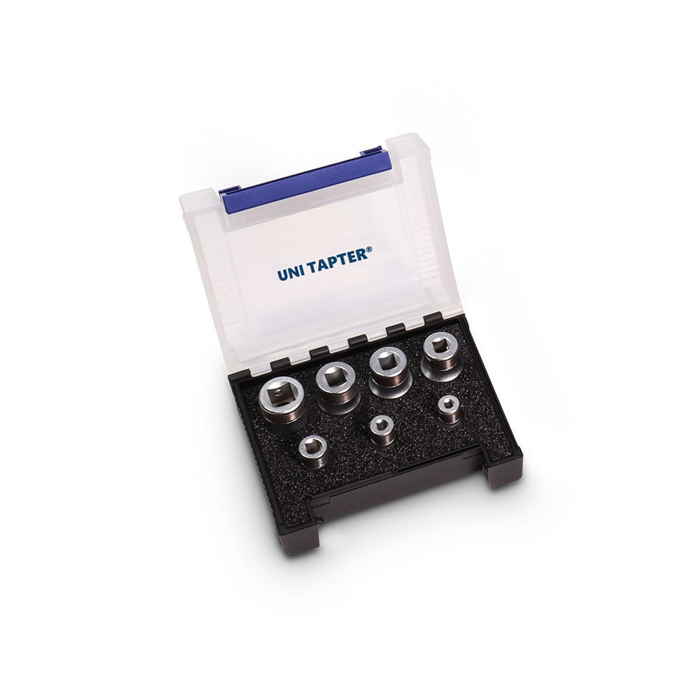 UNI TAPTER Adapter für Gewindebohrer 7-teilig UNI TAPTER Adapter für Gewindebohrer 7-teilig