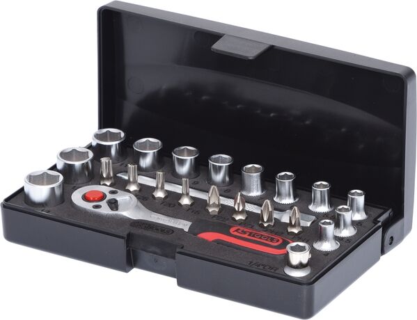 KS TOOLS Superlock-Steckschlüssel und Bit - Satz, 23 tlg.