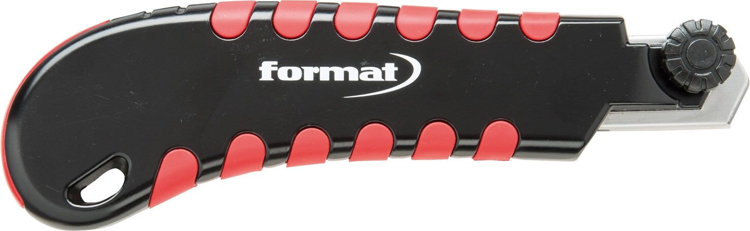 FORMAT Cuttermesser mit Magazin 9mm 5 Klingen FORMAT Cuttermesser mit Magazin 9mm 5 Klingen