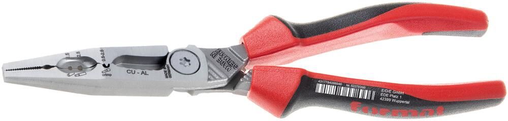 FORMAT El.Installationszange 180mm 6in1 Elektro pol. mit 2-Komponentenhülle FORMAT El.Installationszange 180mm 6in1 Elektro pol. mit 2-Komponentenhülle