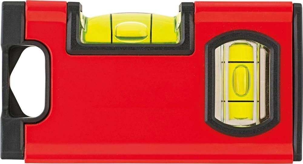 FORMAT Magnet-Wasserwaage Mini 10cm mit 2 Libellen FORMAT Magnet-Wasserwaage Mini 10cm mit 2 Libellen