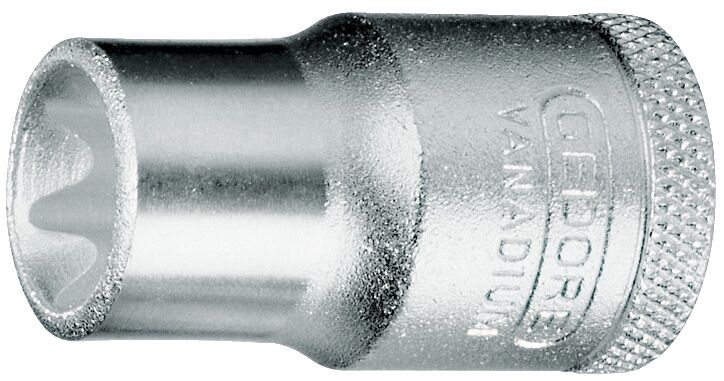 GEDORE Steckschlüsseleinsatz 1/2" Außen-TORX E20, TX 19 E20, 6194690 GEDORE Steckschlüsseleinsatz 1/2" Außen-TORX E20, TX 19 E20, 6194690