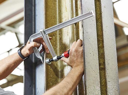 BESSEY Ganzstahl-Schraubzwinge GZ-KG, 250x120mm BESSEY Ganzstahl-Schraubzwinge GZ-KG, 250x120mm