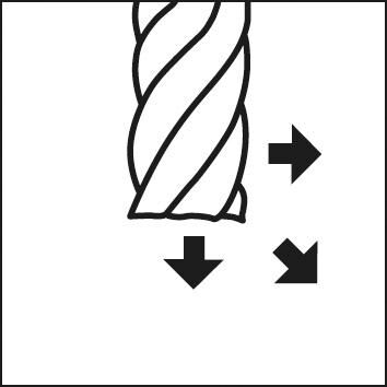 FORMAT Schaftfräser DIN844L PM TiALN 10,0mm FORMAT Schaftfräser DIN844L PM TiALN 10,0mm