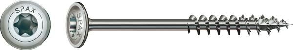 SPAX A2 Tellerkopf T-STAR+ T40 Teilgew. 4CUT 50St, 8x220mm SPAX A2 Tellerkopf T-STAR+ T40 Teilgew. 4CUT 50St, 8x220mm
