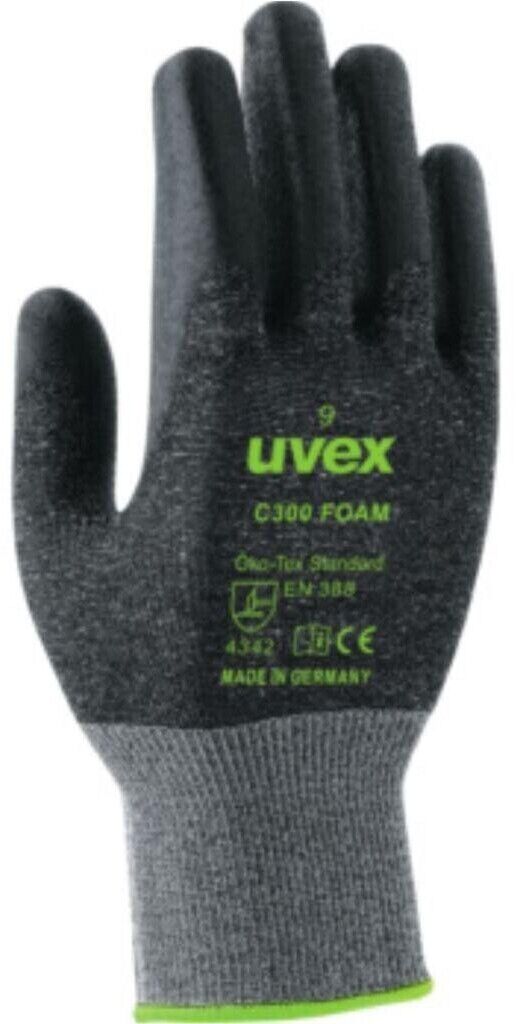 UVEX Schnittschutz-Handschuh C300 foam Gr. 9 Schaumbeschichtung gr/schw 6054.4 UVEX Schnittschutz-Handschuh C300 foam Gr. 9 Schaumbeschichtung gr/schw 6054.4