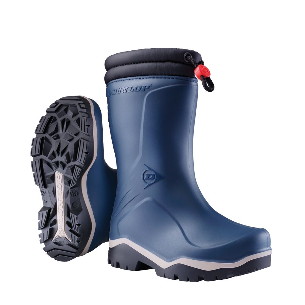 DUNLOP Kinder-Stiefel Kids Blizzard PVC Gr. 24 gefüttert blau/schwarz K354061 DUNLOP Kinder-Stiefel Kids Blizzard PVC Gr. 24 gefüttert blau/schwarz K354061