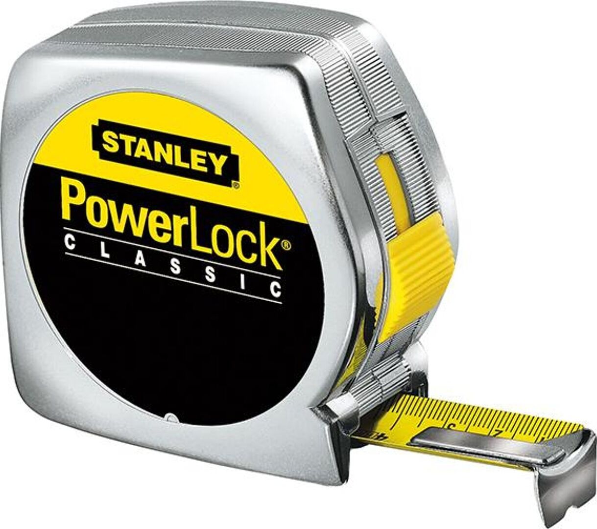 STANLEY Taschenbandmaß Powerlock mit Kunststoffgehäuse 5m 19mm breit STANLEY Taschenbandmaß Powerlock mit Kunststoffgehäuse 5m 19mm breit