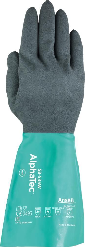 Handschuh AlphaTec 58-535W,Gr.10