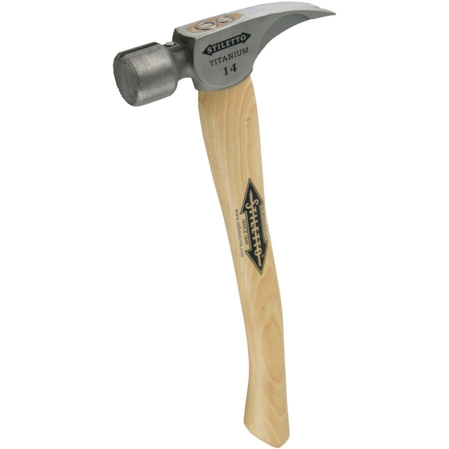 MILWAUKEE Titanhammer mit Hickorystiel Stiletto Ti14SC-H18, 457 mm, glatt MILWAUKEE Titanhammer mit Hickorystiel Stiletto Ti14SC-H18, 457 mm, glatt