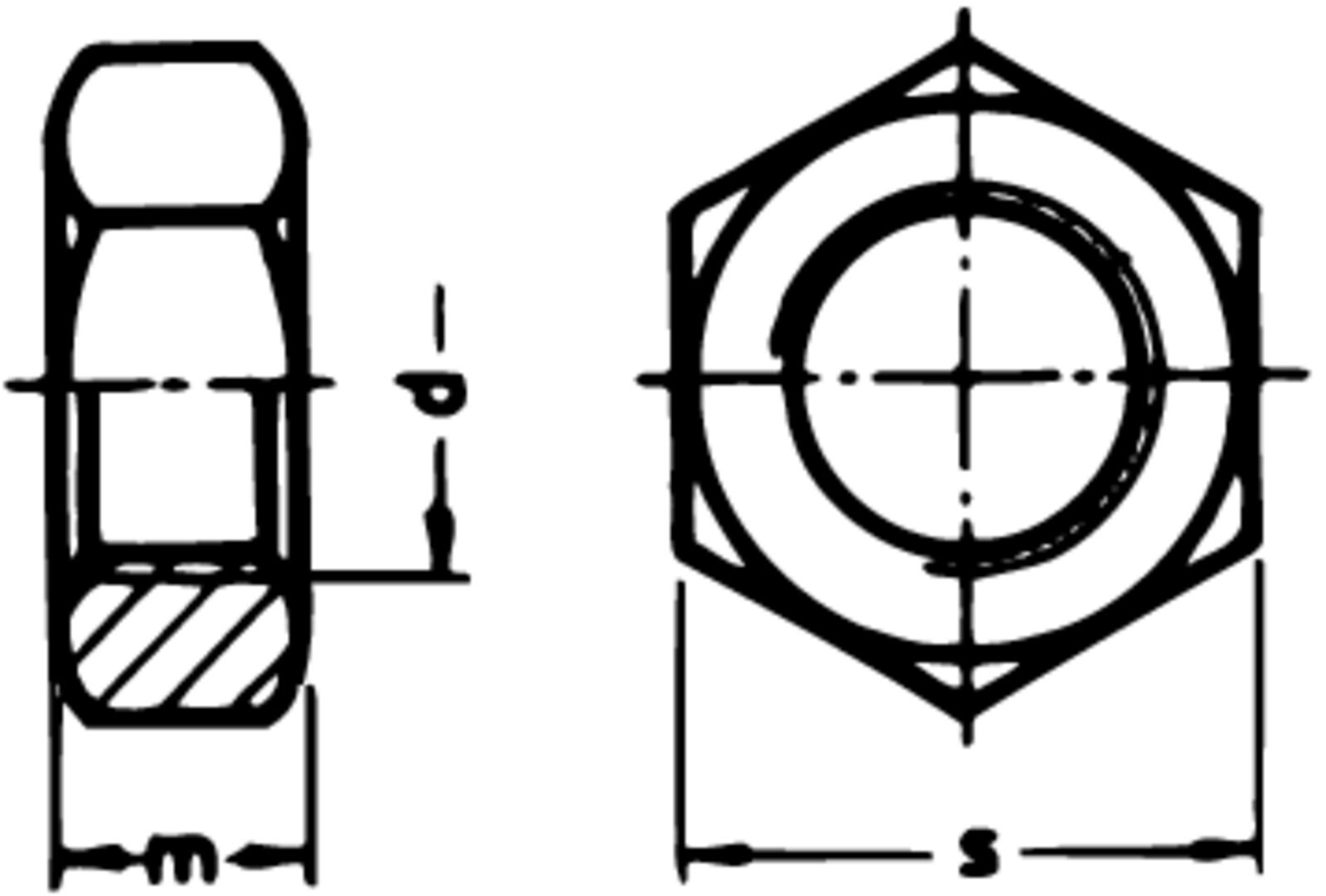 DIN 934 Edelstahl A2