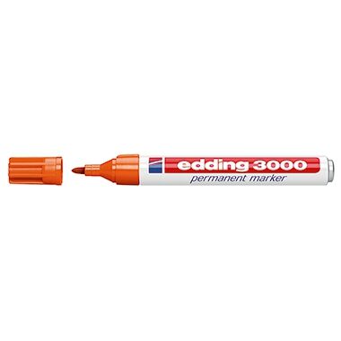 EDDING Permanentmarker 3000 Rundspitze 1,5-3mm orange