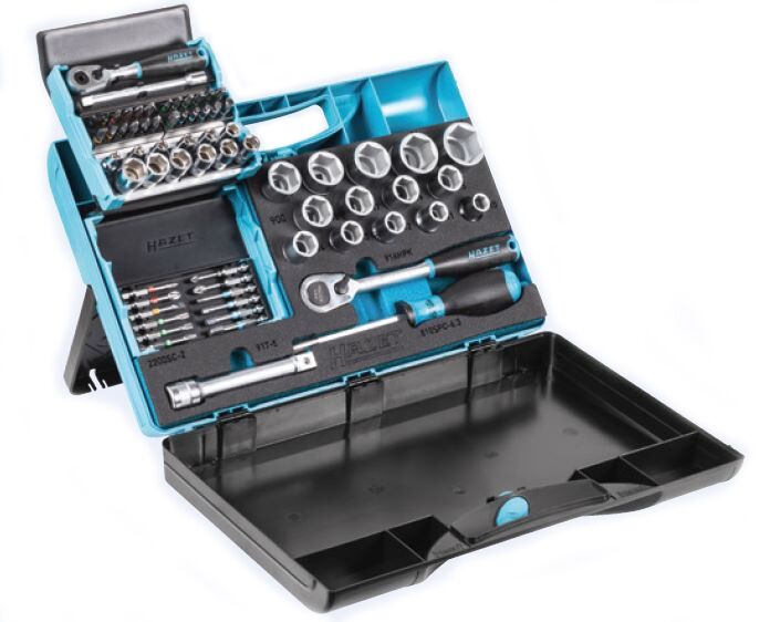 HAZET Steckschlüssel-Garnitur 953SC 68-teilig 1/4" & 1/2"