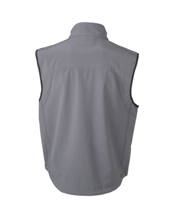 JAMES & NICHOLSON JN Mens Softshell Vest JN136 95%PES/5%EL carbon Größe L