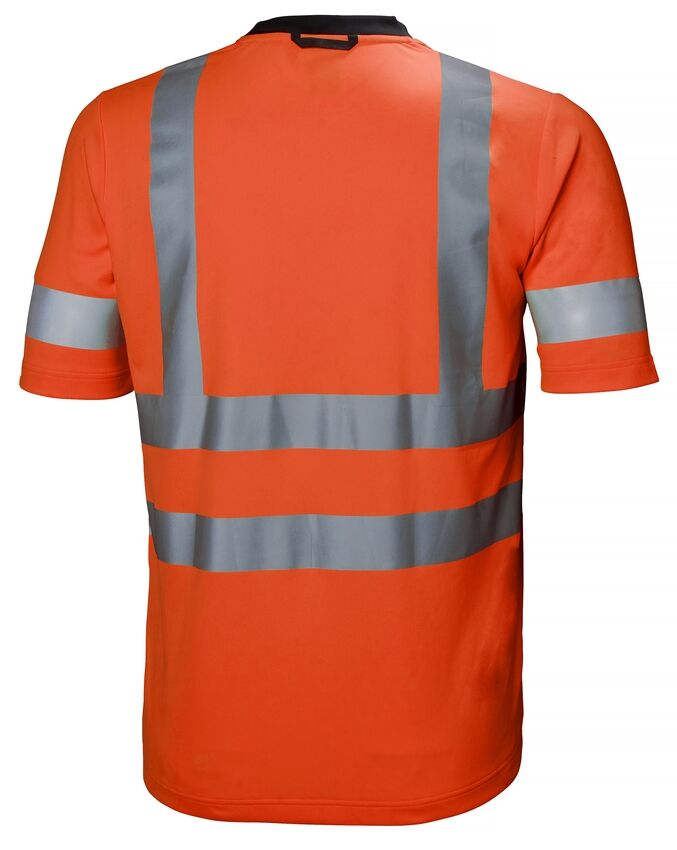 Warn-T-Shirt ADDVIS, Gr.M, warnorange