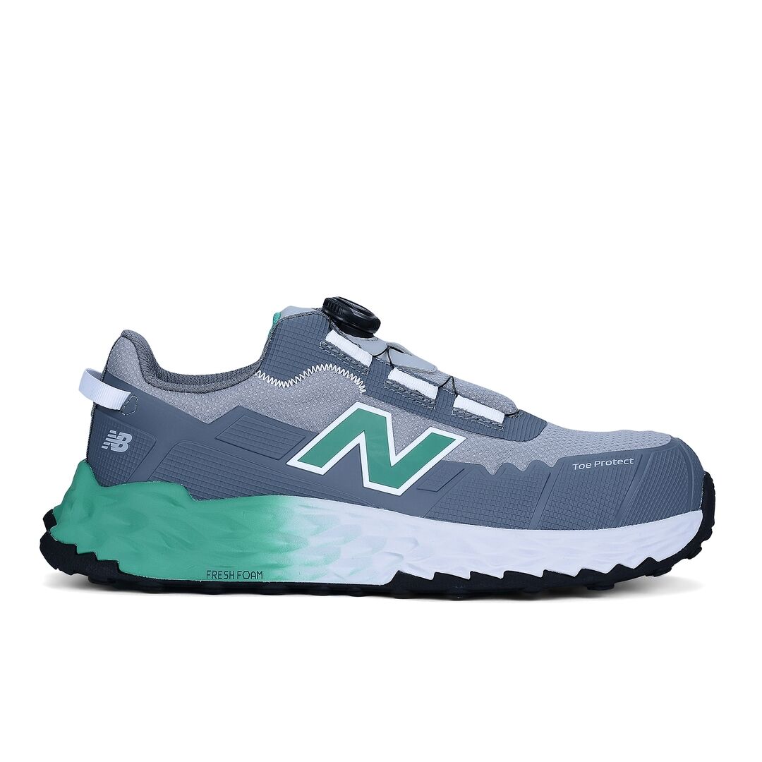 NEW BALANCE Sicherheits-Halbschuh BOA Cremorne Gr. 40 S3L alloy/grün MEFFCAPB