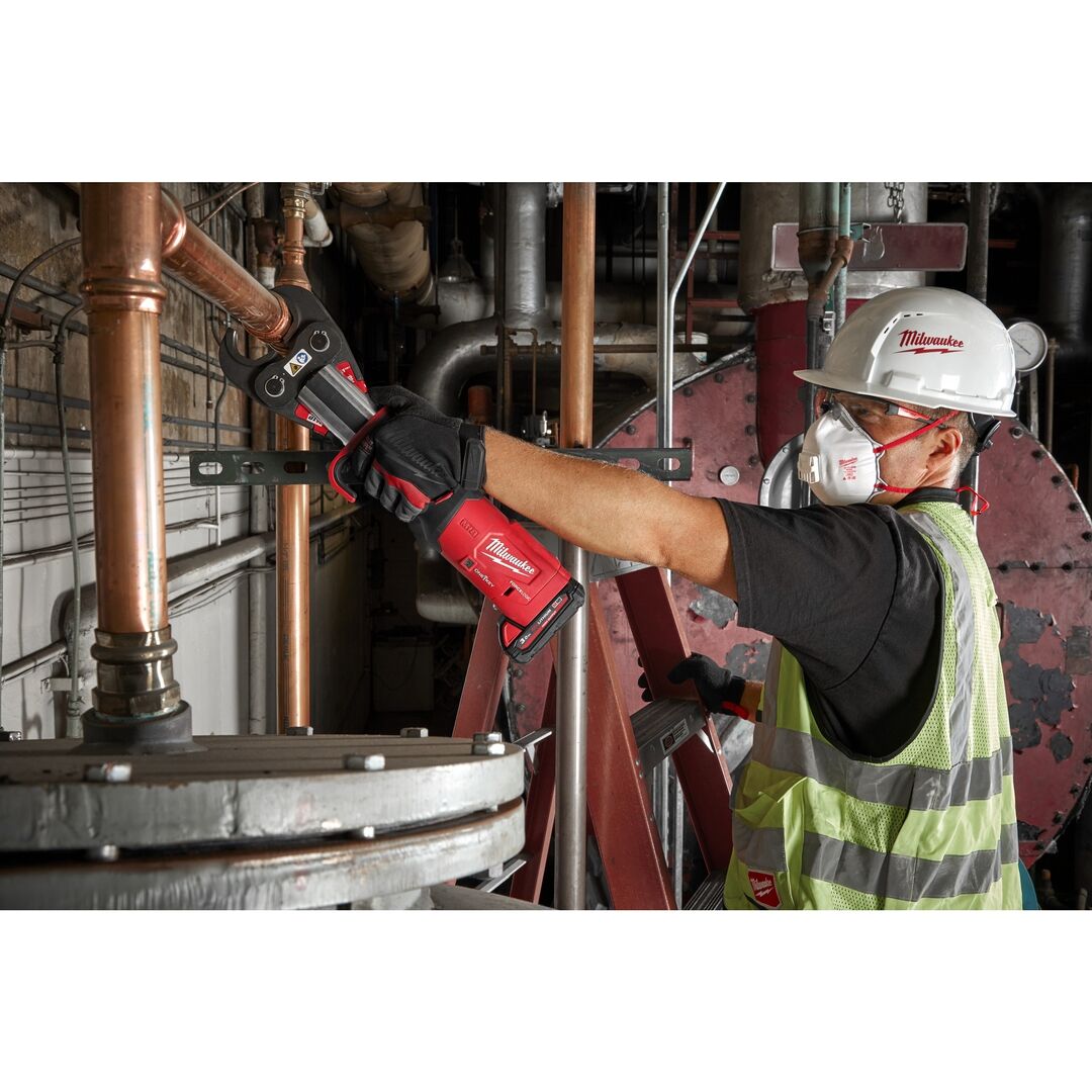 MILWAUKEE Akku-Presswerkzeug Sanitär M18ONEBLHPT-302C V-Set