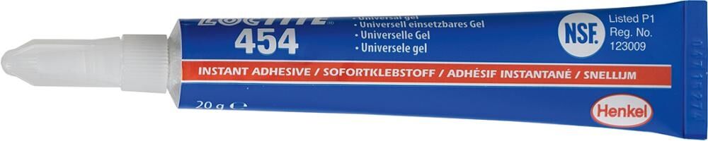 LOCTITE Sofortklebstoff Gelförmig Nr. 454 20g-Tube LOCTITE Sofortklebstoff Gelförmig Nr. 454 20g-Tube