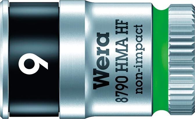 WERA Steckschlüsseleinsatz 6-kant 1/4" 9mm mit Haltefunktion