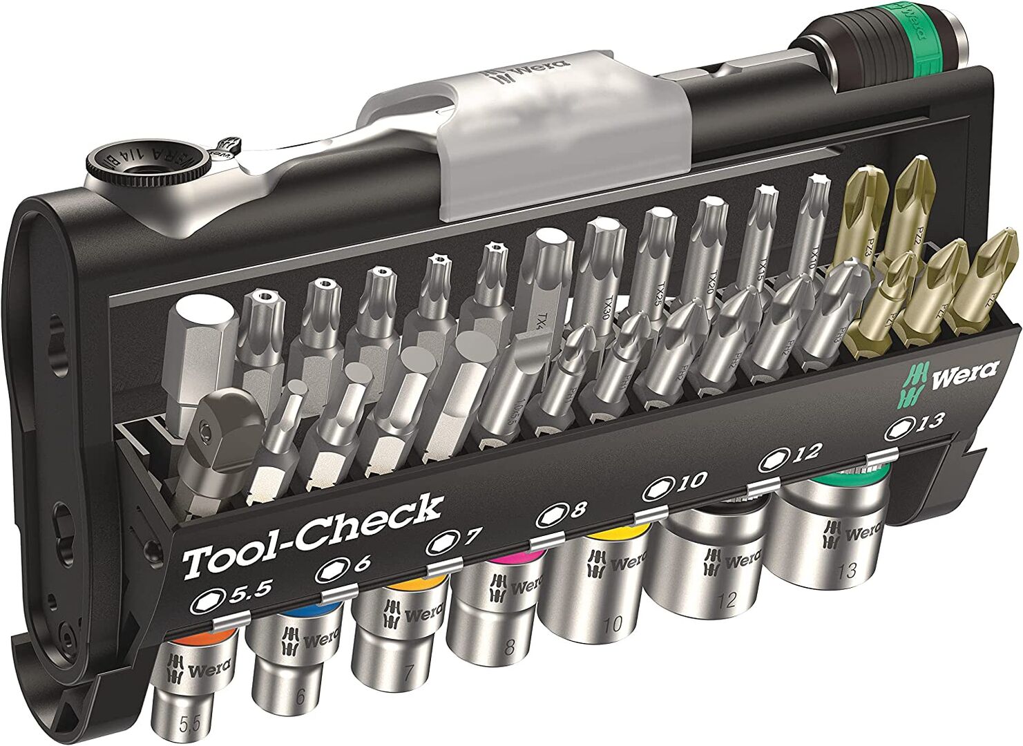 WERA Bitsortiment 39-teilig, Tool Check Plus, Bit-Ratsche WERA Bitsortiment 39-teilig, Tool Check Plus, Bit-Ratsche
