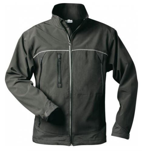 Jacke Alpha, Softshell, Gr. S, schwarz