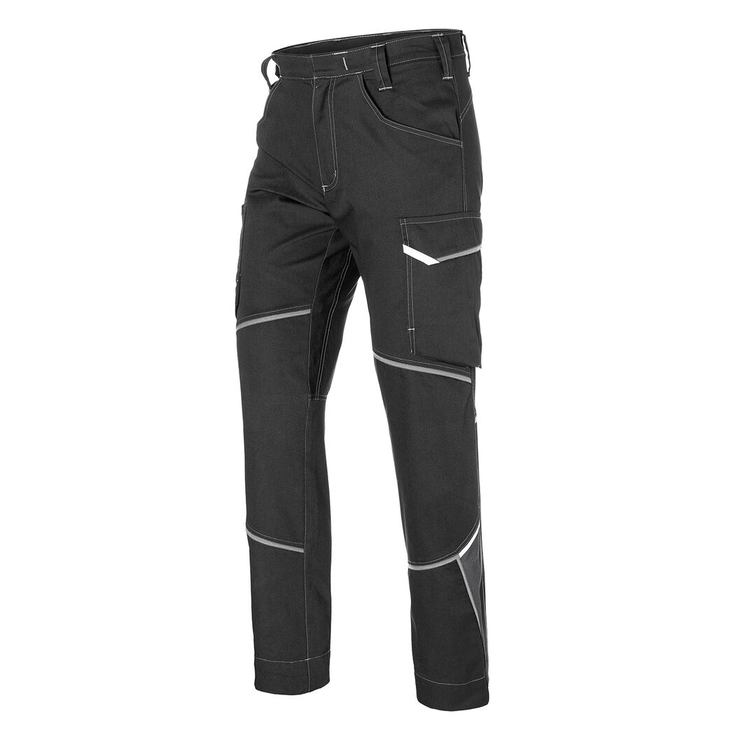 KÜBLER ICONIQ Hose schwarz/anthrazit, Gr.50