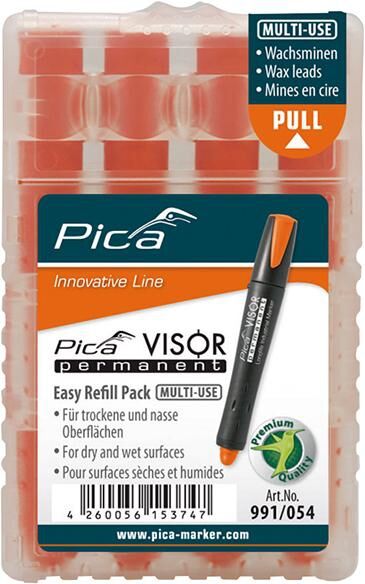 Ersatzminenset VISOR Industrial orange    Pica