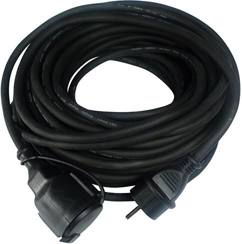 FORTIS Verlängerungskabel 5m H05RR-F3G1,5 schwarz FORTIS Verlängerungskabel 5m H05RR-F3G1,5 schwarz