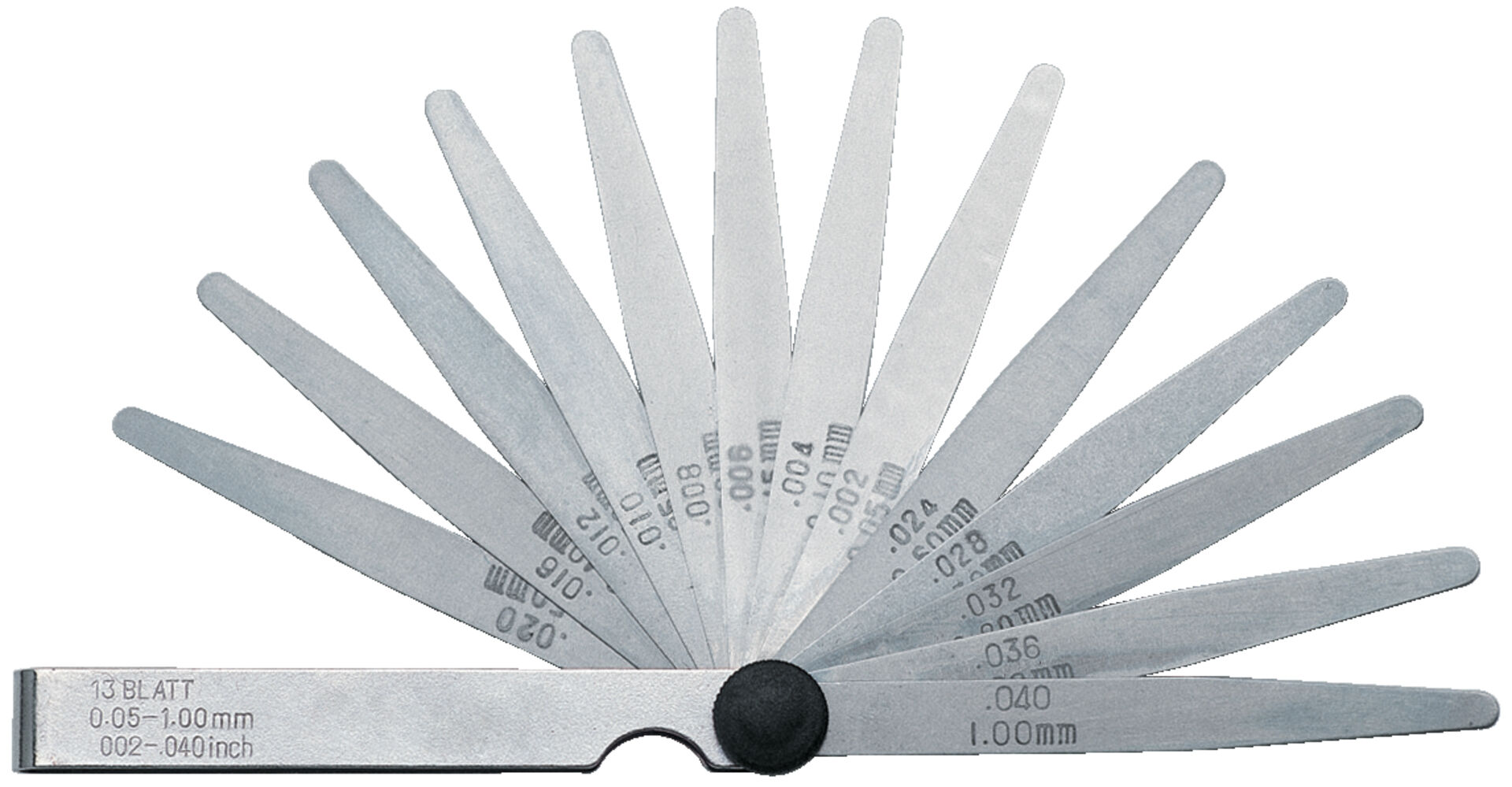 FORMAT Präzisions-Fühlerlehre 20 Bl. 0,05-1,0mm Stahl FORMAT Präzisions-Fühlerlehre 20 Bl. 0,05-1,0mm Stahl