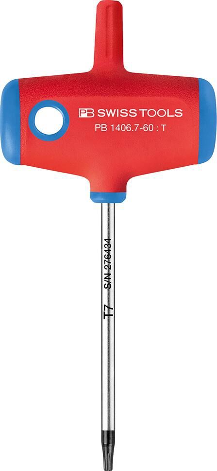 PB SWISS TOOLS Quergriff-Schraubendreher T7x60mm
