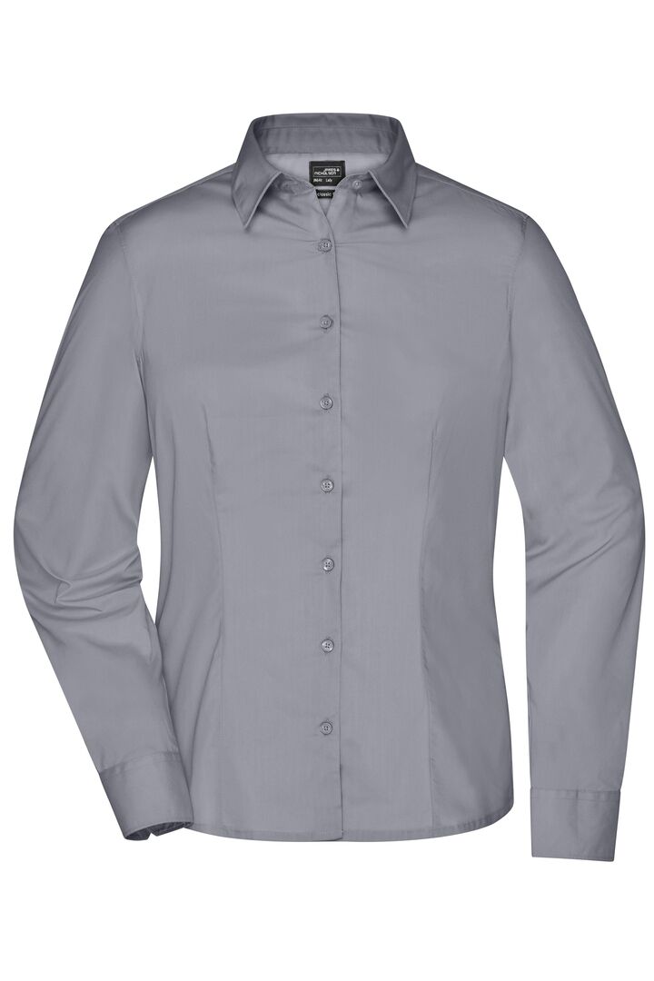 JN Damen Business Shirt JN641 steel, Größe M
