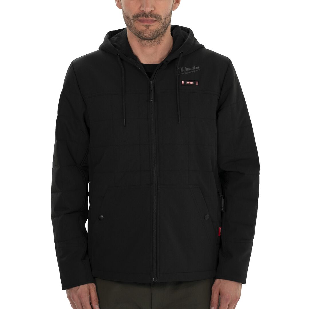 MILWAUKEE Akku-Thermo-Steppjacke Herren M12HPJBL2-0 schwarz S