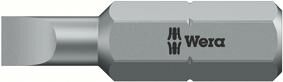 WERA Bit für Schlitzschrauben, zähart 1/4", 4,5 x 0,6 x 25 mm