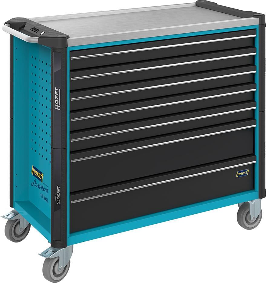 HAZET Werkstattwagen 179N XXL-7/340 340-tlg. Werkzeugsortiment, 7 Schubladen