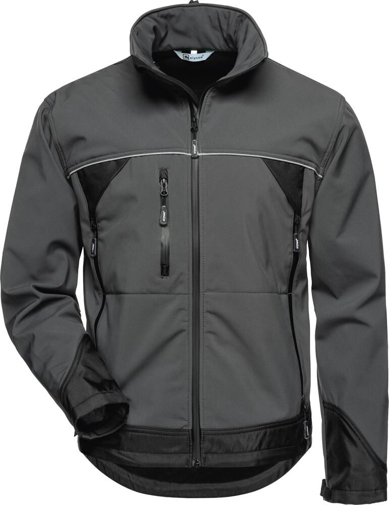 ELYSEE Jacke Beta Softshell Gr. S grau/schwarz ELYSEE Jacke Beta Softshell Gr. S grau/schwarz
