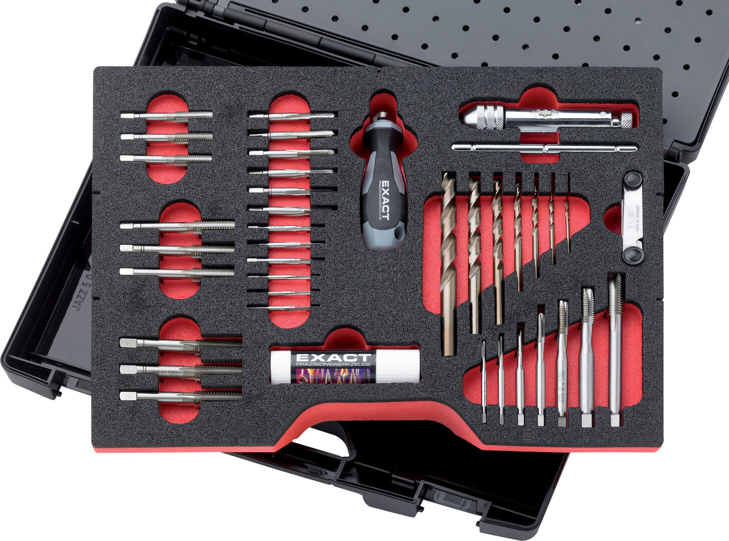 EXACT Gewindesortiment inkl. Koffer GS 61, 61-teilig, HSS-E