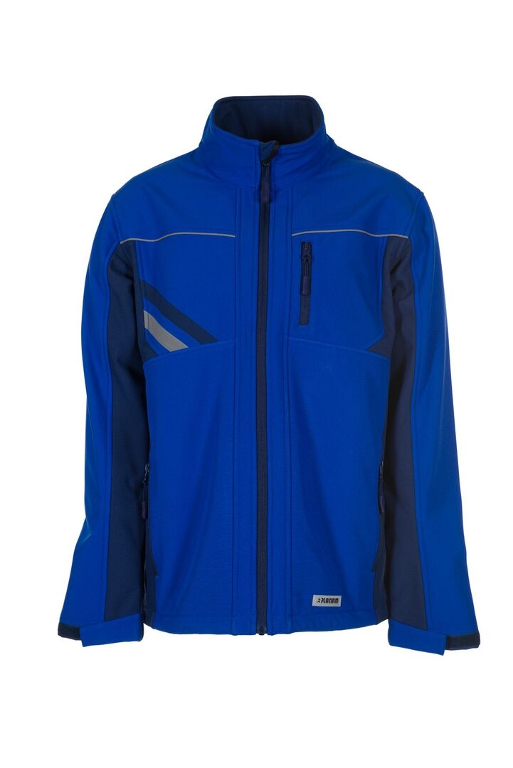 PLANAM Softshelljacke Highline Nr. 2380 Kornblau-Marine-Zink Gr. S PLANAM Softshelljacke Highline Nr. 2380 Kornblau-Marine-Zink Gr. S