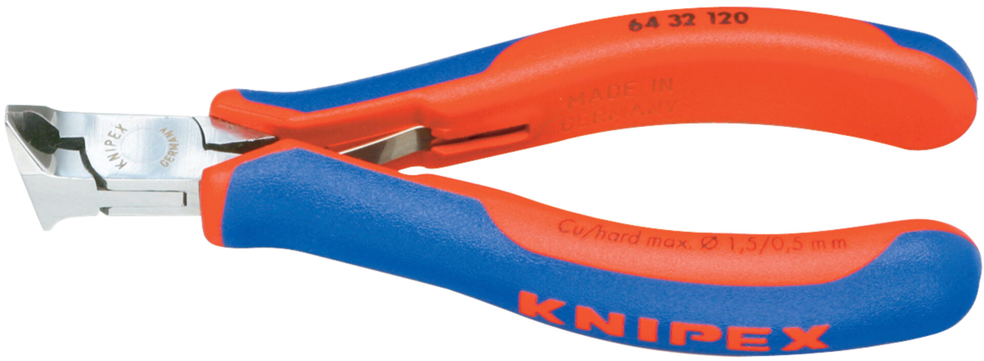 KNIPEX 64 32 120 Elektronik-Vornschneider m Mehrk. 120 mm