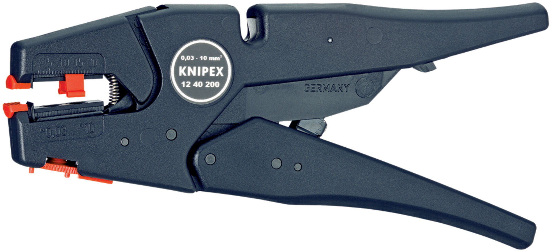KNIPEX 12 40 200 EAN Selbsteinstellende Abisolierzange 200mm KNIPEX 12 40 200 EAN Selbsteinstellende Abisolierzange 200mm