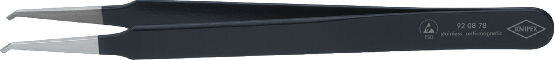 KNIPEX Präzisionspinzette ESD SMD, glatt, 118 mm, 92 08 78